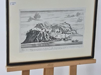 Lot 445 - THE PROSPECT OF THE CASTLE OF DUMBRITTON FROM THE EAST