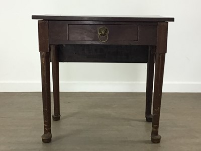 Lot 116 - MAHOGANY SIDE TABLE