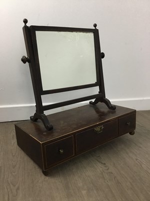 Lot 119 - VICTORIAN MAHOGANY DRESSING MIRROR