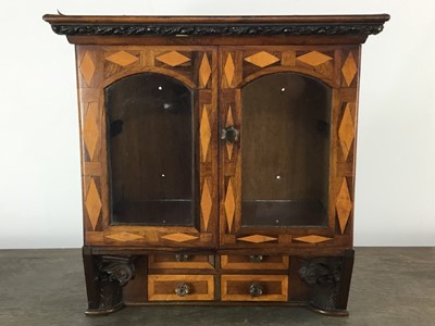 Lot 120 - VICTORIAN PARQUETRY TABLE CABINET