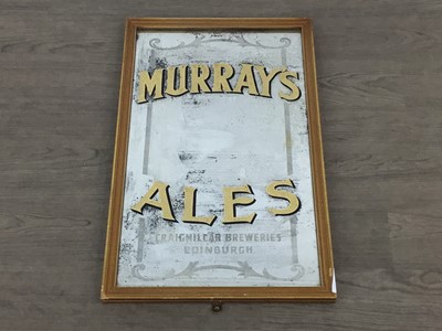 Lot 135 - MURRAY'S ALES, CRAIGMILLAR BREWERIES EDINBURGH, PUB MIRROR