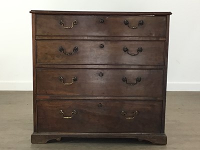 Lot 162 - MAHOGANY CHEST OF DRAWERS