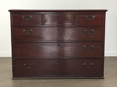 Lot 163 - VICTORIAN MAHOGANY CHEST OF DRAWERS