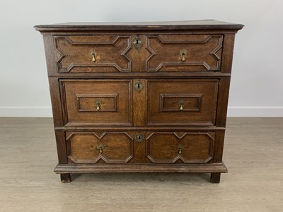 Lot 169 - OAK CHEST OF DRAWERS