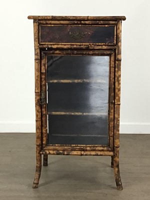 Lot 174 - VICTORIAN AESTHITIC PERIOD BAMBOO SIDE CABINET