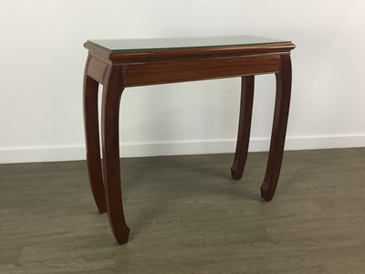 Lot 304 - CHINESE HARDWOOD HALL TABLE