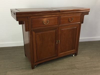 Lot 305 - CHINESE HARDWOOD SIDEBOARD