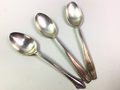 Lot 594 - COLLECTION OF SILVER SPOONS