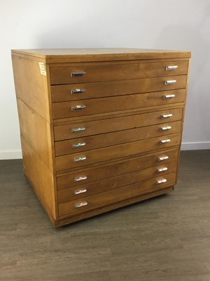 Lot 485 - BEECH CHEST