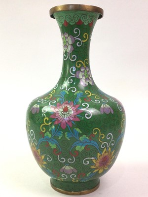 Lot 528 - CHINESE CLOISONNE VASE