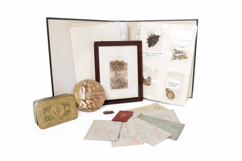 Lot 937 - INTERESTING WWI MILITARY ARCHIVE RELATING TO...