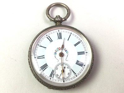 Lot 540 - SILVER POCKET WATCH