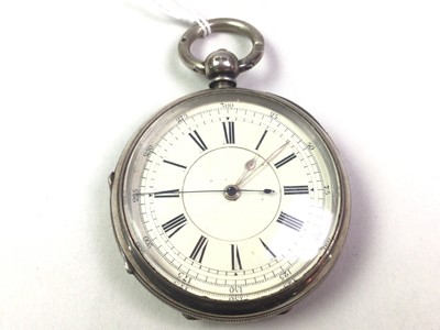 Lot 541 - SILVER POCKET WATCH