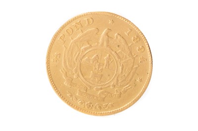 Lot 12 - SOUTH AFRICAN GOLD HALF POND COIN
