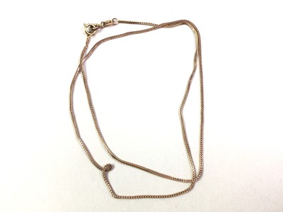 Lot 542 - NINE CARAT GOLD CHAIN