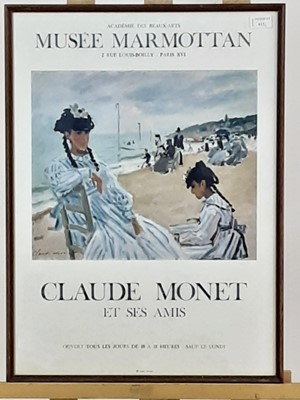 Lot 613 - GROUP OF THREE CLAUDE MONET EXHIBITION POSTERS