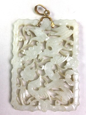 Lot 684 - TWO HARDSTONE PENDANTS