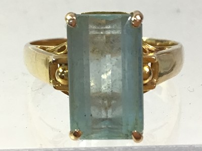 Lot 692 - TWO GEM SET RINGS