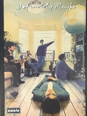 Lot 750 - OASIS 'DEFINITELY MAYBE' ALBUM POSTER