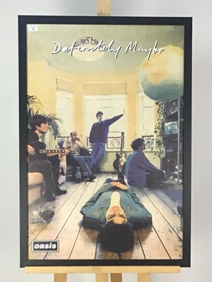 Lot 750 - OASIS 'DEFINITELY MAYBE' ALBUM POSTER