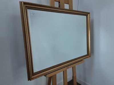 Lot 742 - MODERN GILT WALL MIRROR