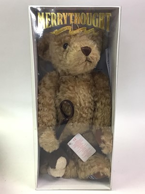 Lot 795 - THREE  MERRYTHOUGHT TEDDY BEARS