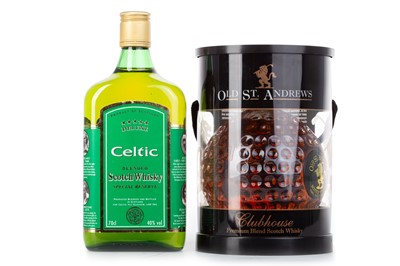 Lot 1713 - CELTIC DELUXE AND OLD ST. ANDREW'S CLUBHOUSE, TWO BOTTLES OF WHISKY