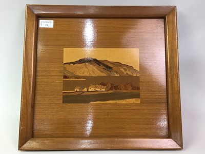 Lot 15 - MARQUETRY PANEL, 20TH CENTURY