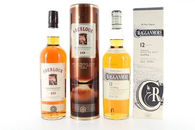 Lot 57 - CRAGGANMORE 12 YEAR OLD AND ABERLOUR 10 YEAR OLD