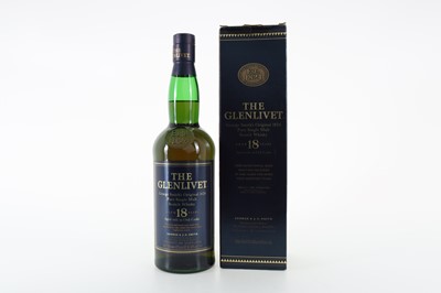 Lot 80 - GLENLIVET 18 YEAR OLD