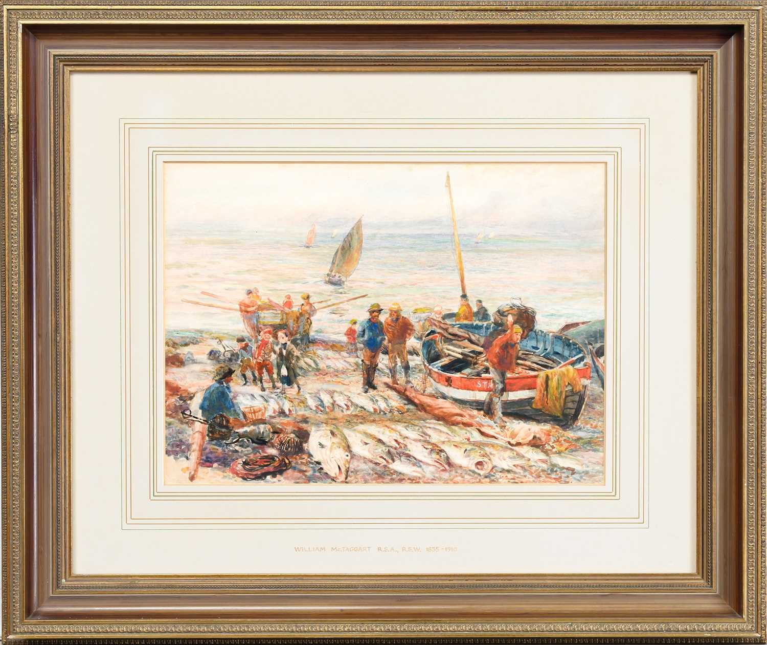Lot 764 - ATTRIBUTED TO WILLIAM MCTAGGART RSA RSW (SCOTTISH 1835 - 1910)