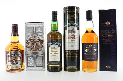 Lot 88 - FAMOUS GROUSE 1992 VINTAGE, CHIVAS REGAL 12 YEAR OLD AND BELL'S SPECIAL RESERVE