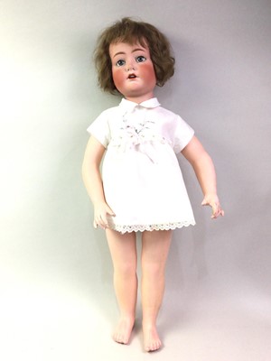 Lot 28 - GERMAN BISQUE HEADED DOLL