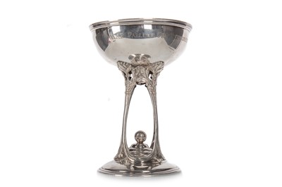 Lot 559 - ART NOUVEAU SILVER PLATED GOLFING TROPHY