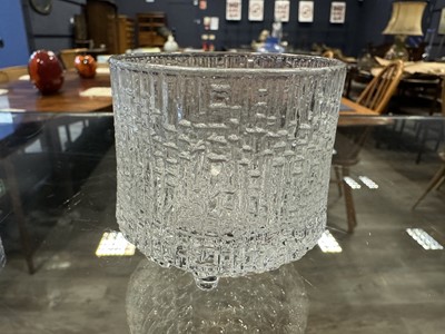 Lot 563 - TAPIO WIRKKALA (FINNISH, 1915-85) FOR IITTALA, SET OF SIX 'ULTIMA THULE' TUMBLERS AND PITCHER