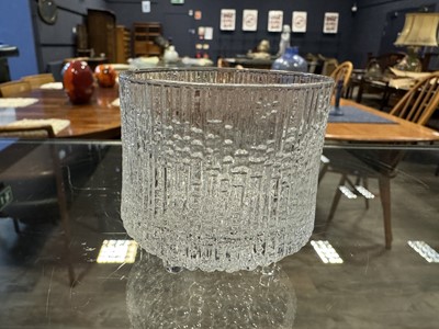 Lot 563 - TAPIO WIRKKALA (FINNISH, 1915-85) FOR IITTALA, SET OF SIX 'ULTIMA THULE' TUMBLERS AND PITCHER