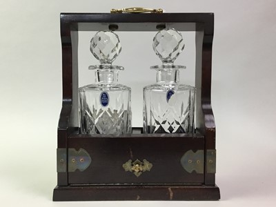 Lot 149 - ROYAL DOULTON CRYSTAL TWO BOTTLE TANTALUS