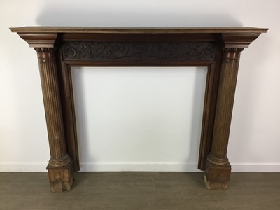 Lot 224 - VICTORIAN MAHOGANY FIRE SURROUND