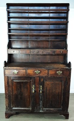 Lot 225 - GEORGE III MAHOGANY DRESSER