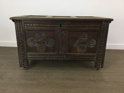 Lot 230 - OAK BLANKET CHEST