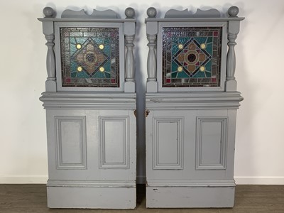 Lot 231 - PAIR OF PAINTED WOOD ROOM DIVIDERS