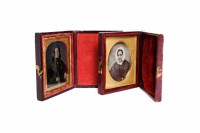 Lot 1012 - VICTORIAN AMBROTYPE PORTRAIT of a woman...