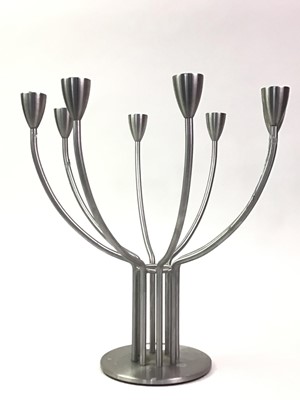 Lot 153 - MODERNIST METAL CANDELABRUM