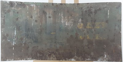 Lot 568 - SCHWEPPES TABLE WATERS, ENAMEL ADVERTISEMENT SIGN