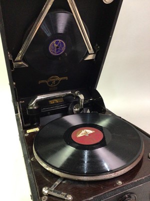 Lot 112 - COLUMBIA PORTABLE GRAMOPHONE