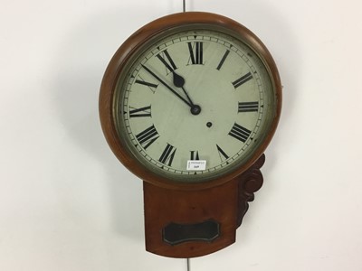 Lot 169 - VICTORIAN WALL CLOCK