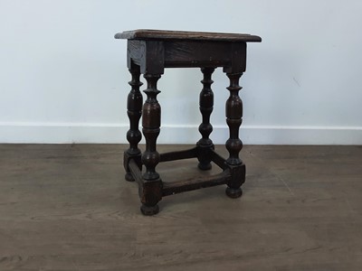 Lot 121 - TWO OAK JOINT STOOLS