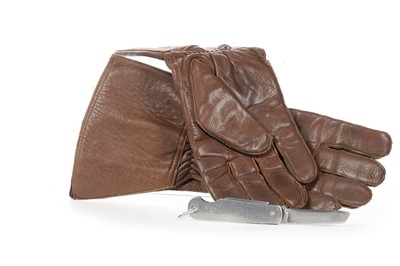 Lot 70 - PAIR OF R.A.F. LEATHER FLYING GLOVES