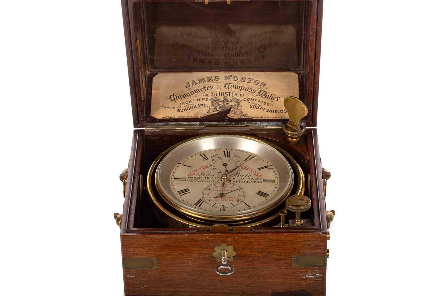 Lot 997 - VICTORIAN MARINE CHRONOMETER