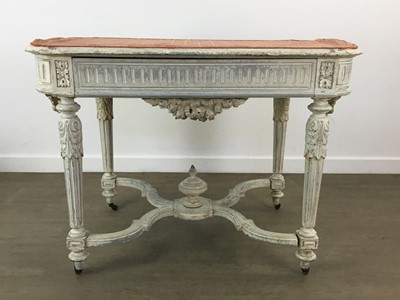 Lot 207 - FRENCH WHITE PAINTED CENTRE TABLE